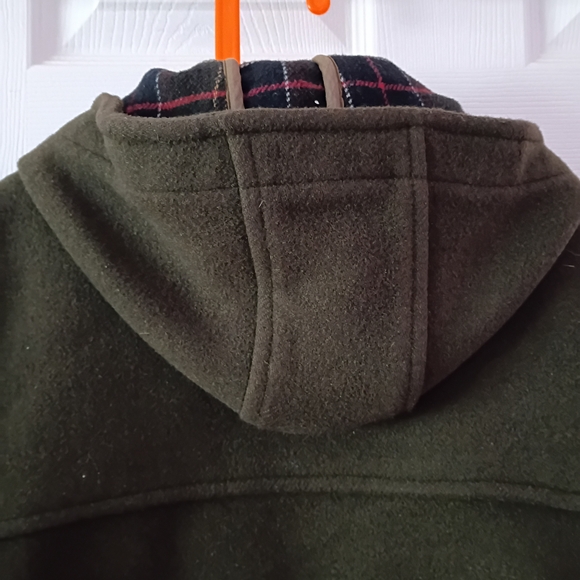 Women Barbour Dark Green Duffle Coat/Jacket size 6 - Picture 7 of 7